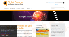 Desktop Screenshot of digitalgarage.tv